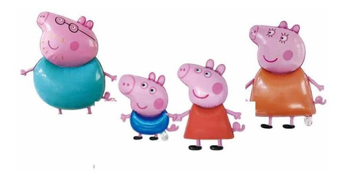 Imagen 1 de 2 de Globos Para Decorar Cumpleaños De Peppa Pig Y Su Familia