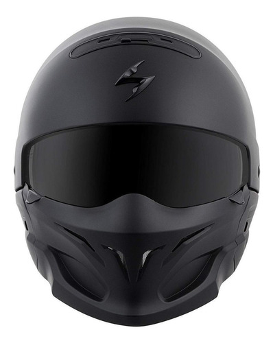 Casco para moto multi-modular ScorpionEXO Covert  matte black  solid talla XXXL 