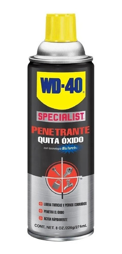 Imagen 1 de 1 de Wd-40® - Specialist - Pentetrante Quita Oxido - 226g