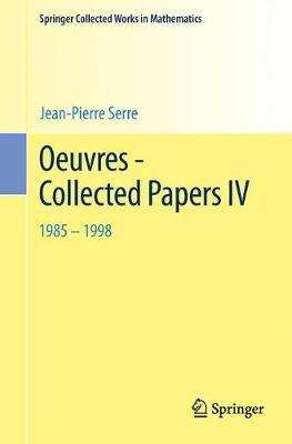 Libro Oeuvres - Collected Papers Iv : 1985 - 1998 - Jean-...