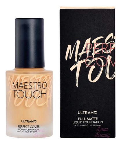 Maquillaje Maestro Touch Base Alta Cobertura Ultramo