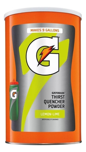 2 Botes Gatorade En Polvo Lima Limon Rinde 34 Lts Importado