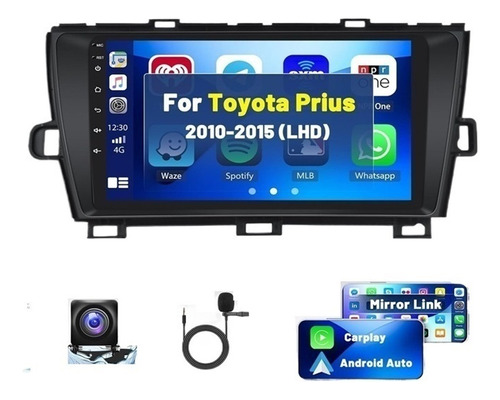 Estereo Toyota Prius 2010-2015 Android Carplay Gps 2+32g