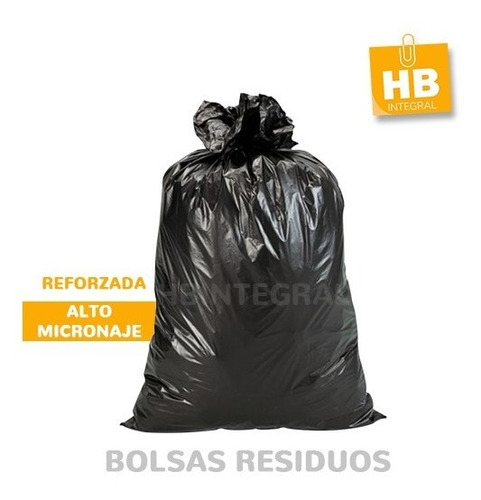 Imagen 3 de 6 de 100 Bolsas Consorcio Negra Residuos Muy Resistentes 90x120