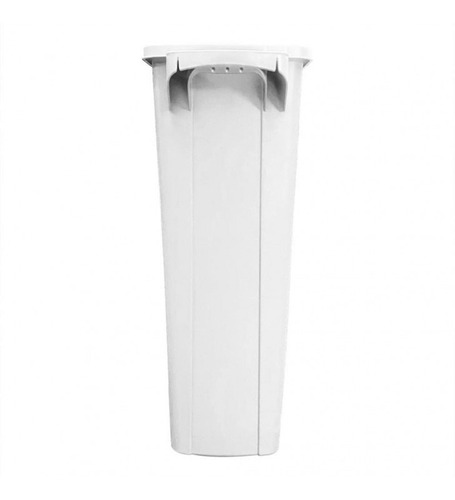 Bote Basura Slim Rectangular Blanco Tapa Balancín 87 Litros