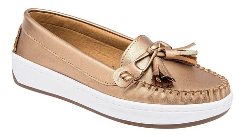 Been Class Mujer Zapato Color Oro Cod 116347-1