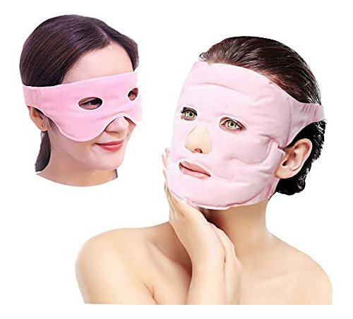 Mascarillas - Ice Face-eye Mask 2 Pcs Reusable Gel Cooling H