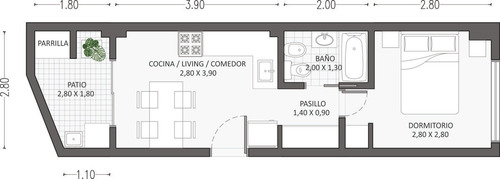 Imagen 22 de 22 de Ph 2 Ambientes · Patio Y Parrilla · Sin Expensas · 34m2, Saavedra.