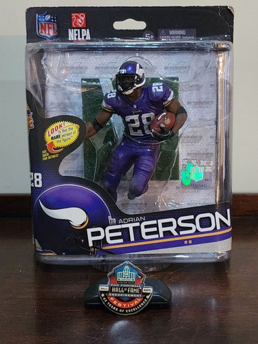 Mcfarlane Nfl Adrián Peterson Minnesota Vikings S34 Seriado