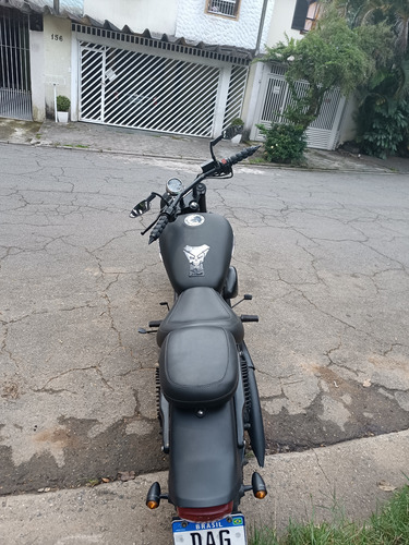 Customizada Na Pintura Original Harley, Guidão,bancos,escape