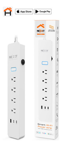 Regleta Nexxt De Alimentación Inteligente 4 Tomacorrientes 2