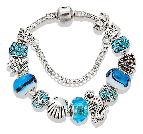 Muerdou Mother Charms Pulsera Para Niñas Y Mujeres Murano Gl