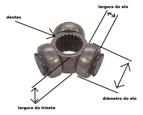 Trizeta Gm Onix 1.4 Manual 2012/ed 22 Dentes Elo 32,47 Mm