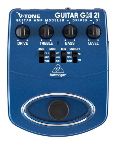 Behringer Gdi21 Pedal Preamplificador De Guitarra Modeler