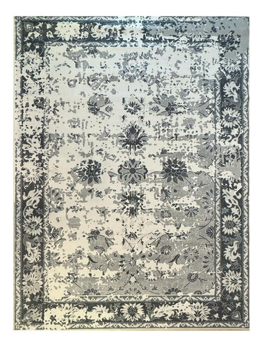 Tapete Sala 240x350 Cm Classico Oriental Vintage Zigler Grey