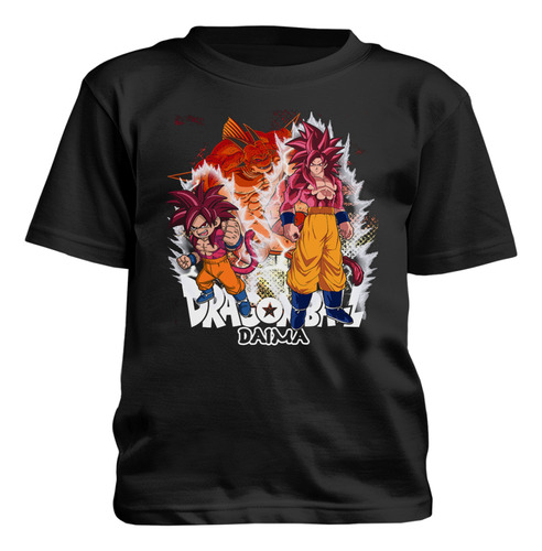Polera De Niño Goku Daima Ssj4 - Gustore
