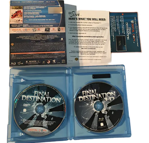 Blu-ray 3 D - Dvd The Final Destination 4 - Destino Final 4 (Usado)