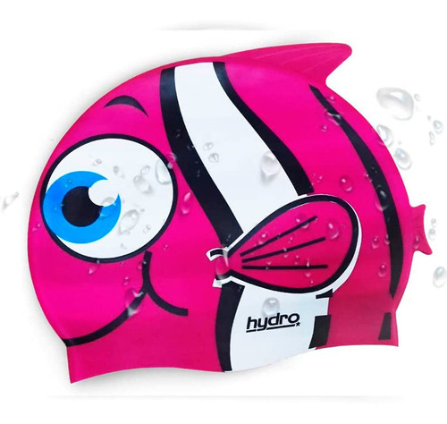 Gorra De Natación Hydro Silicona Niñas Animales Niños Junior