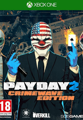 Payday 2 Crimewave Edition, Xbox One Codigo Digital