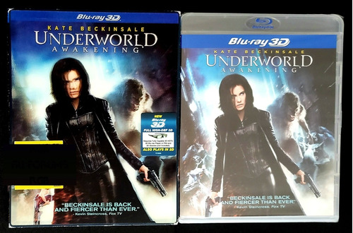 Underworld 3d + Lenticular Slipcover Blu-ray Importado 