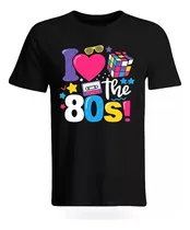 Comprar Polos I Love 80s Amo Los Ochentas Algodón Reactivo Vend G