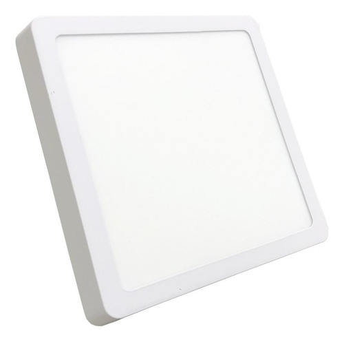 Luminaria Led Plafon Perkon Externo Quadrado 18w 3000k 22cm