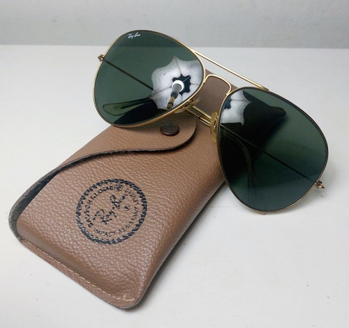 Rayban Aviador Enchape Oro 24k Eeuu Años 80  Vintage Piloto 