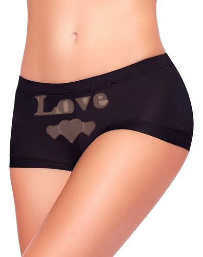 Boxer Largo De Mujer Comodo Elastico Love 1p