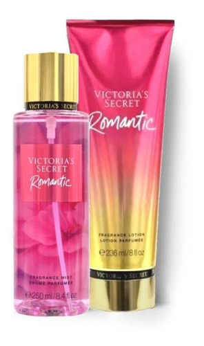 Kit Body Splash + Creme Victoria's Secret Romantic