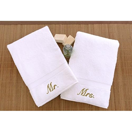 Juego De Toallas De Mano Personalizadas Parejas Sr. Y ...