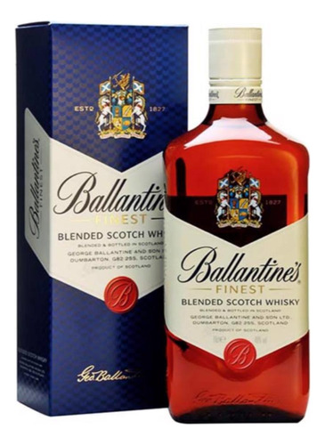 Whisky Ballantines 1 Lts Con Estuche Whiskies Whiskey