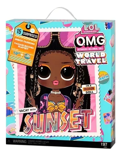 Lol Surprise Omg Muñeca Sunset World Travel 15 Sorpresas