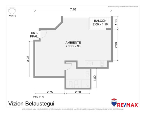 Dpto Monoambiente En Venta Villa Crespo Con Balcón