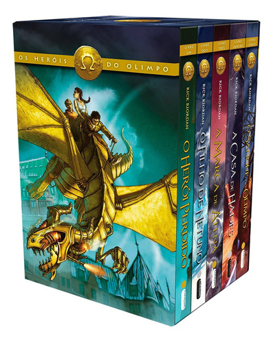 Box Os Heróis do Olimpo: Box com os 5 volumes da Série Heróis do Olimpo, de Riordan, Rick. Série Os heróis do Olimpo Editora Intrínseca Ltda., capa mole, edição livro brochura em português, 2020