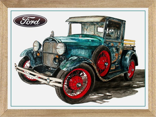 Ford A , Cuadro, Poster, Publicidad    B288