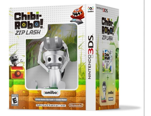 Chibi Robo ! Zip Lash Con Amiibo Nuevo Nintendo 3ds 