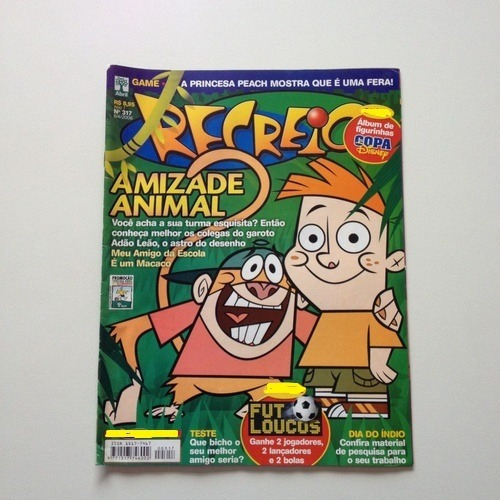 Revista Recreio Amizade Animal N°317 X295