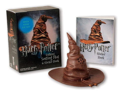 Figura Harry Potter Talking Sorting Hat And Sticker Book, De Running Press  -. Editorial Running Press, Tapa Blanda, Edición 1 En Inglés, 2017