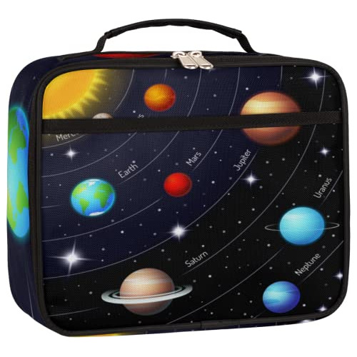 Solar System Planet Imprimir Caja De Almuerzo Jv38o