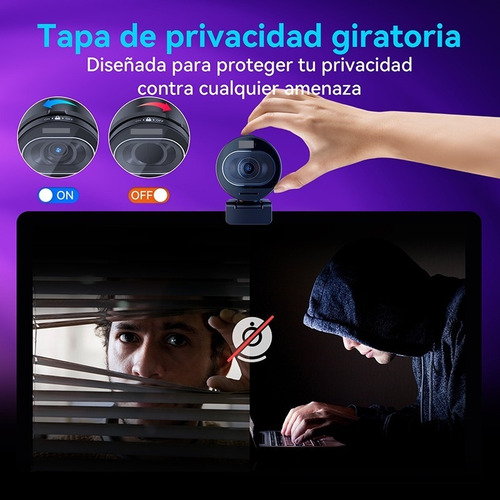Para Cámara Web Emeet 4k Con Enfoque Automático Y