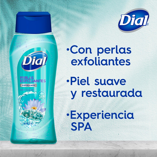 Jabón Líquido Corporal Perlas Exfoliantes 354ml Dial