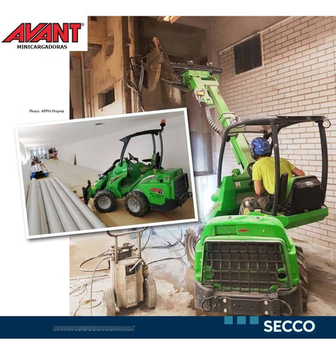 Imagen 5 de 13 de Minicargadora Articulada Multifunción Avant 850 Nueva Desde