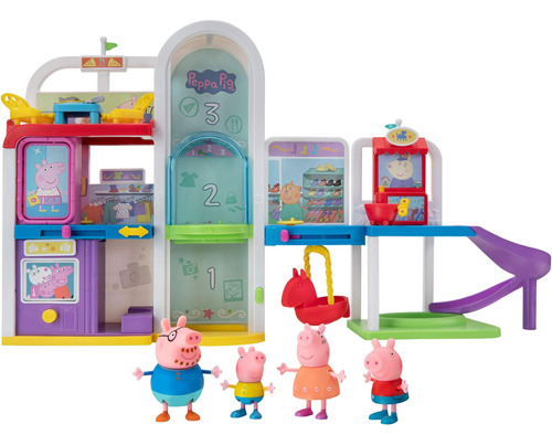 Centro Comercial Peppa Pig Con Familia, Incluye 1 Juego 4 2