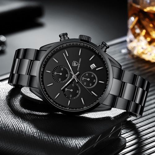 Reloj De Moda Analógico Cheetah Chronograph Calendar