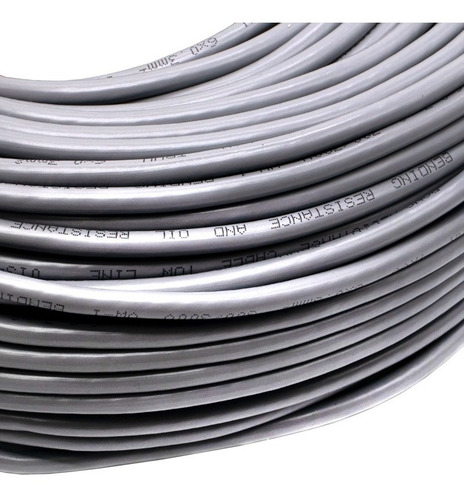 1 Metro Cable Flexible Trvv 2 Vías Calibre 22 Awg 0.3mm2 Cubierta Gris