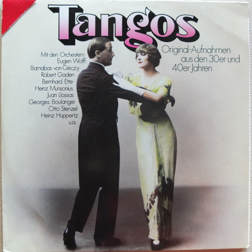 Vinilo Tangos Original-aufnahmen Aus Den 30er Und     Box28 