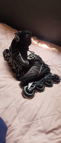 Patines En Línea Rollerface Unisex Negros (Usado)