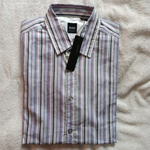 Espectacular Camisa Hugo Boss M Original Importada 