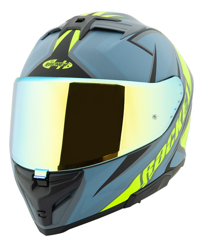 Casco Integral Joe Rocket Rkt 210 Reactor Azul Mate Ece22-06 Azul Acero Rkt 210 Reactor Xl
