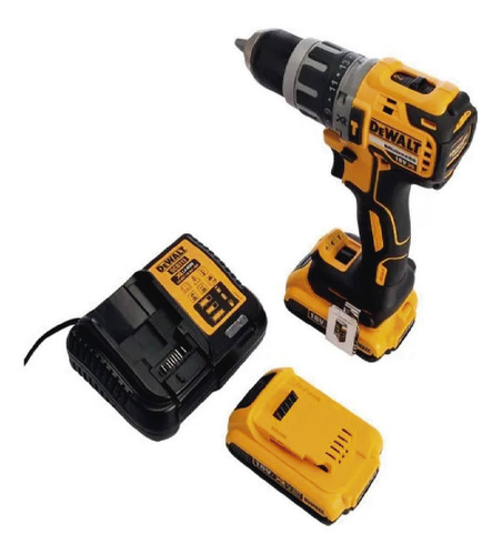 Imagen 6 de 10 de Taladro Atornillador Percutor Dewalt 20v Dcd796D2 + 2 baterias + Cargador + Maletin Transportable